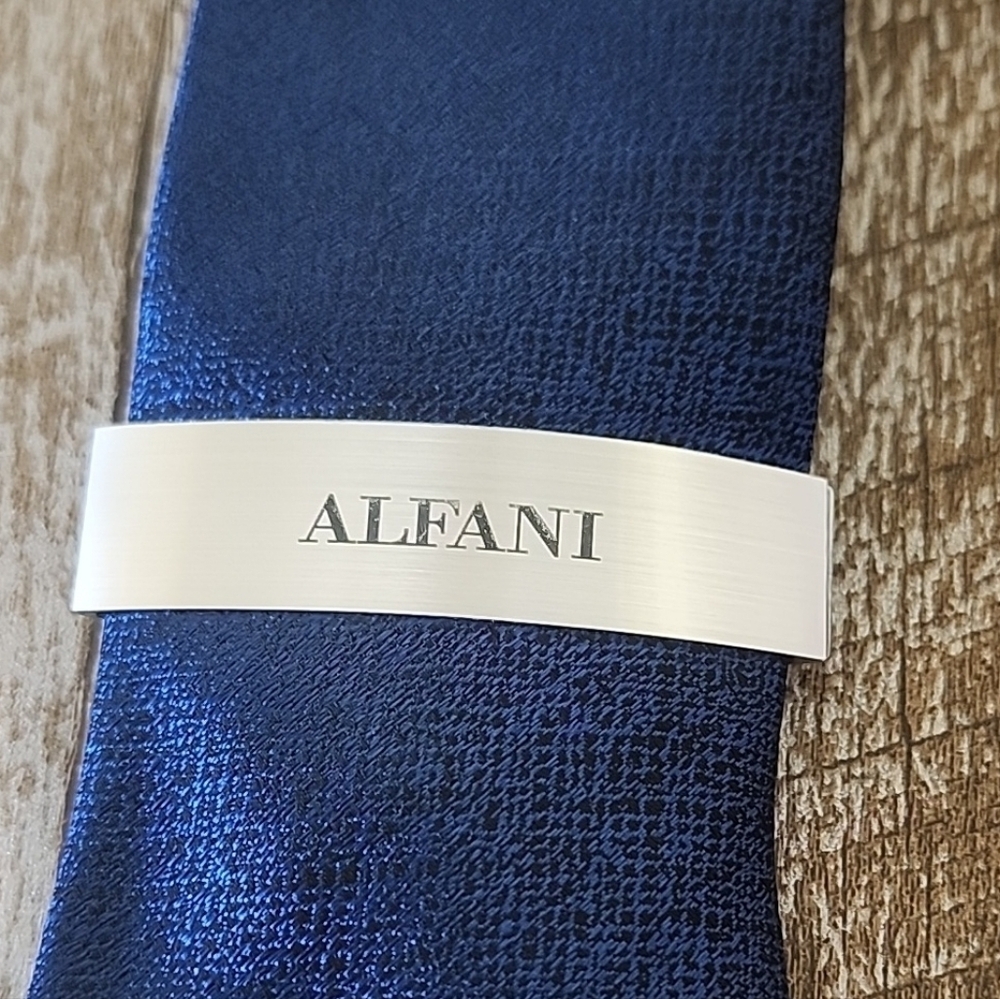 ALFANI Elegant Blue Tie - Picture 2 of 8